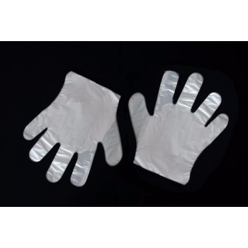 LUVA PLASTICA DESCARTAVEL C/100UN